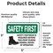 Signmission 3.5 in Height, 5 in Width, Vinyl Decal, Rectangle OS-2PACK-SF-D-35-L-10897 - alternate 2